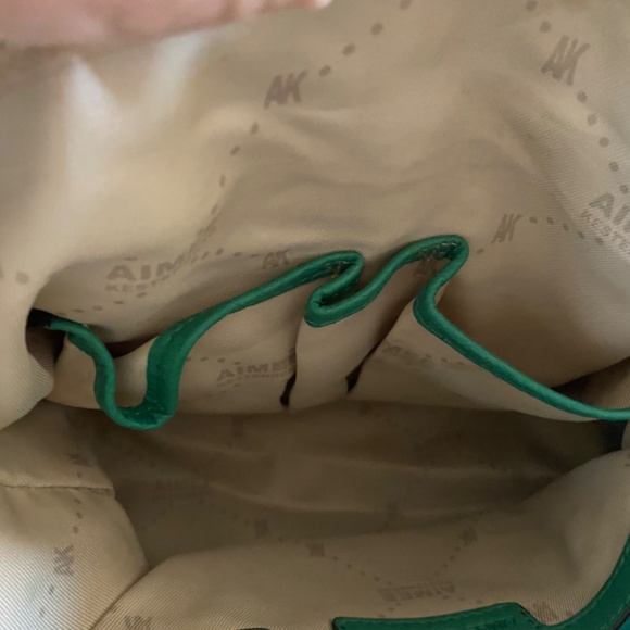 Aimee Kestenberg green leather handbag - Picture 6 of 7